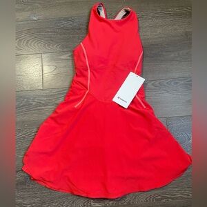 Lululemon Athletica Court Crush Dress in coral red 
Tag still attached!!